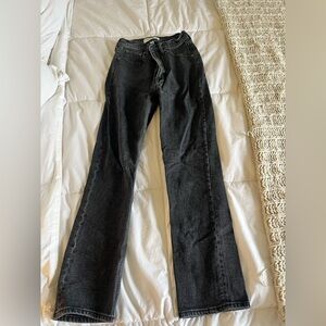 Abercrombie & Fitch black Ultra High Rise Jeans. Curve Love